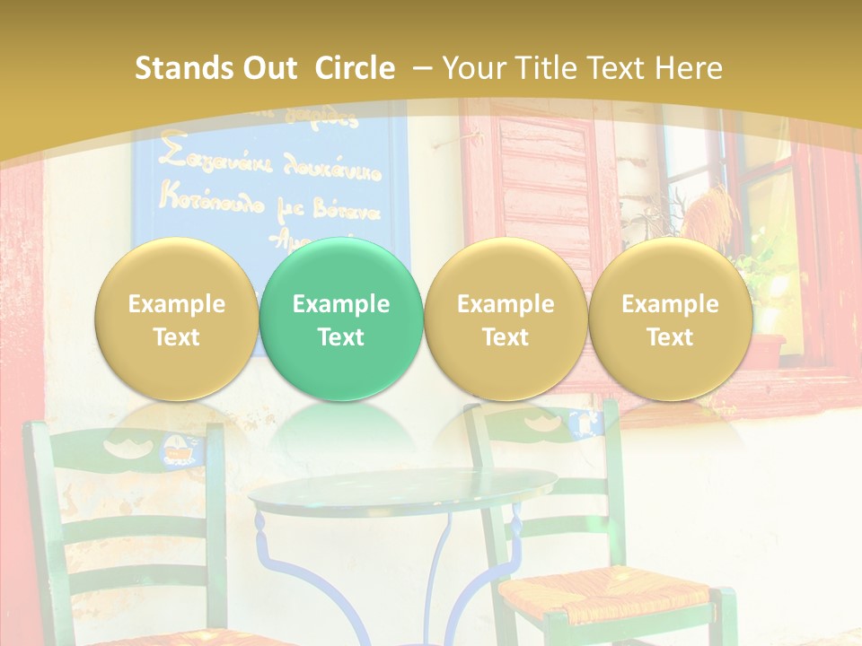 Door Summer Holiday PowerPoint Template