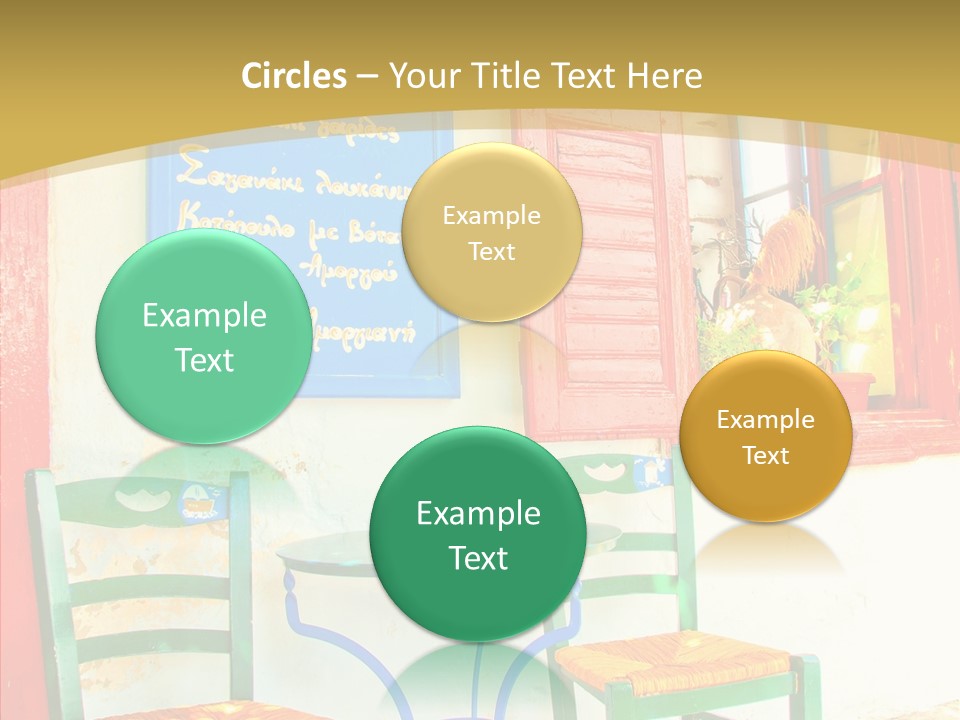 Door Summer Holiday PowerPoint Template