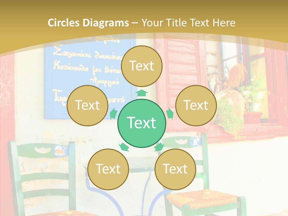 Door Summer Holiday PowerPoint Template