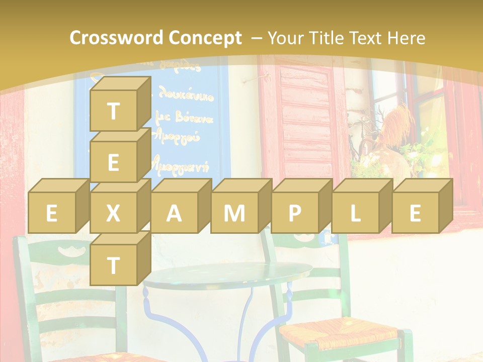 Door Summer Holiday PowerPoint Template