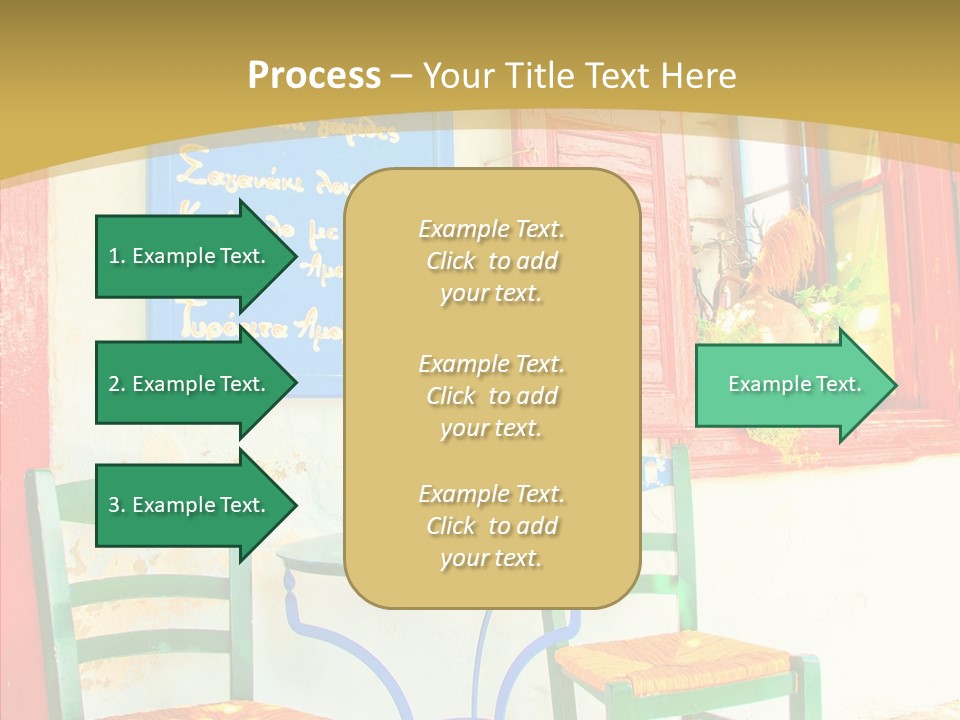 Door Summer Holiday PowerPoint Template