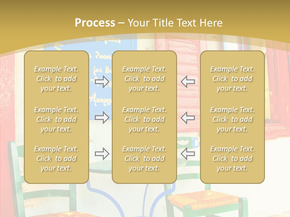 Door Summer Holiday PowerPoint Template