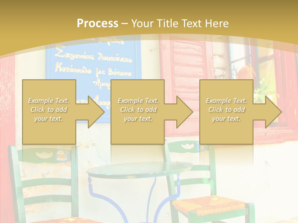Door Summer Holiday PowerPoint Template