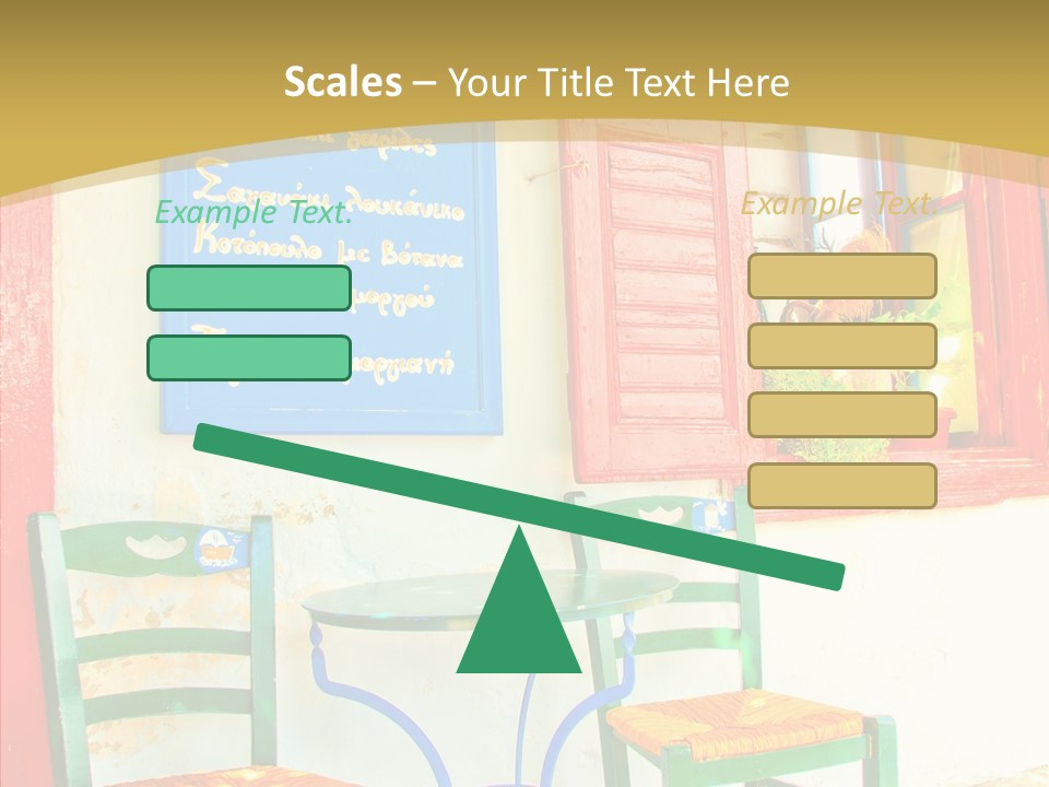 Door Summer Holiday PowerPoint Template