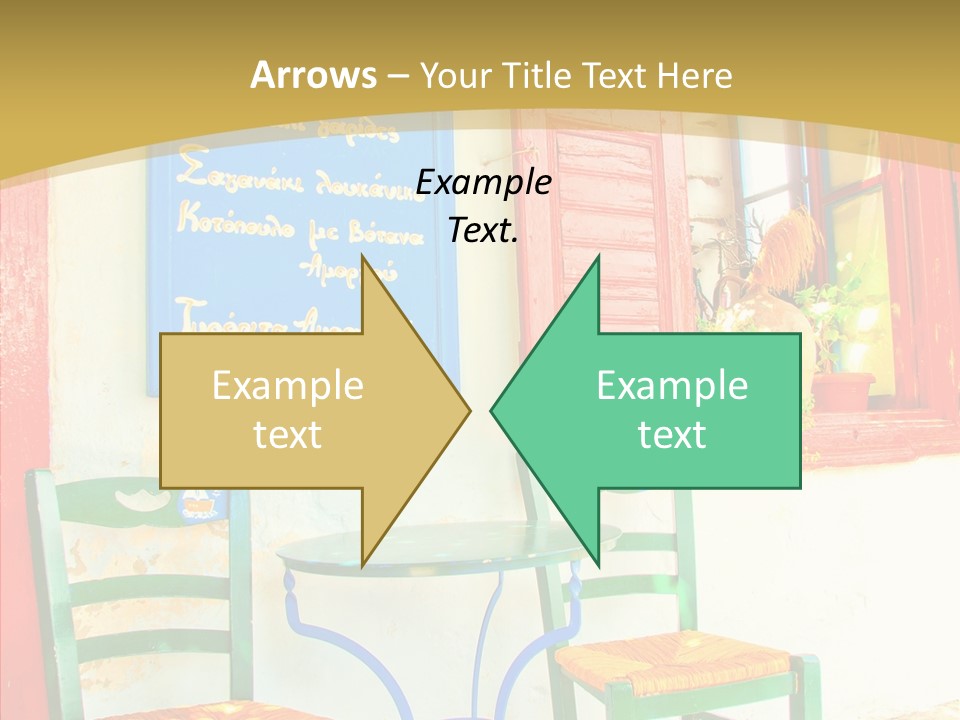Door Summer Holiday PowerPoint Template