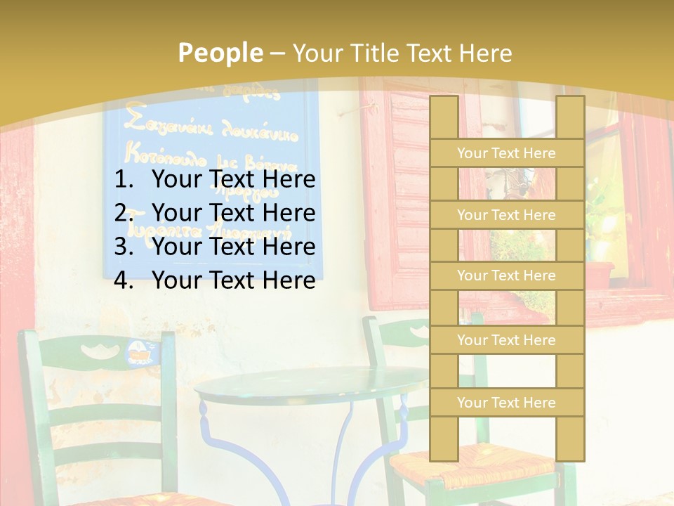 Door Summer Holiday PowerPoint Template