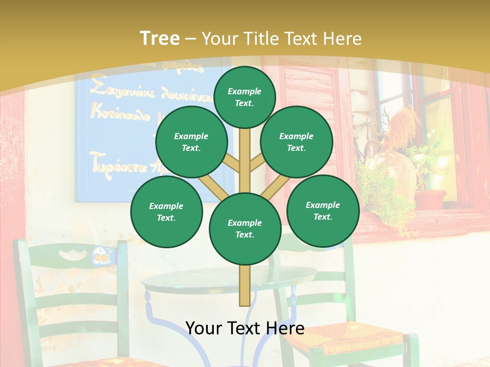 Door Summer Holiday PowerPoint Template