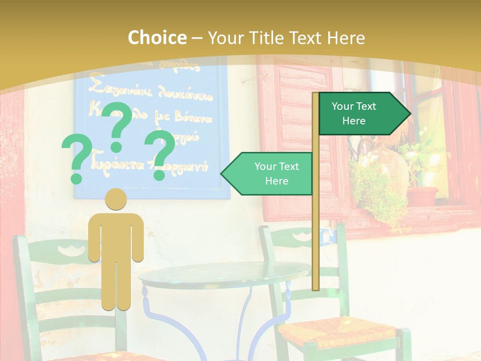 Door Summer Holiday PowerPoint Template