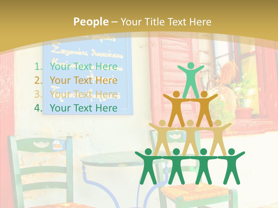 Door Summer Holiday PowerPoint Template