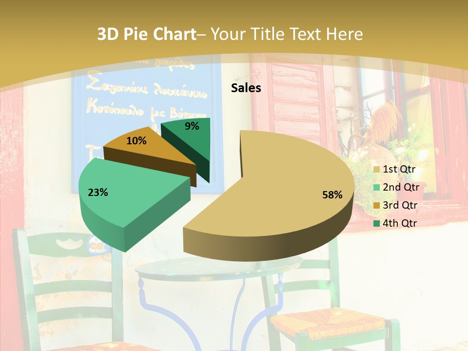 Door Summer Holiday PowerPoint Template