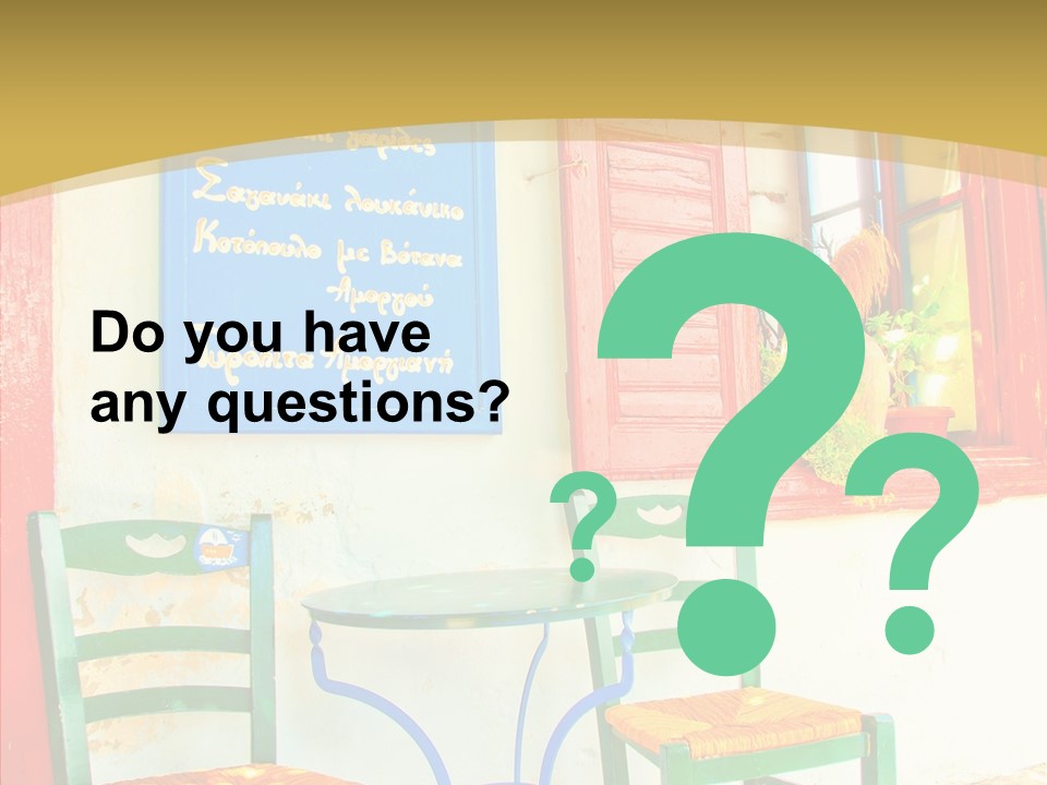 Door Summer Holiday PowerPoint Template