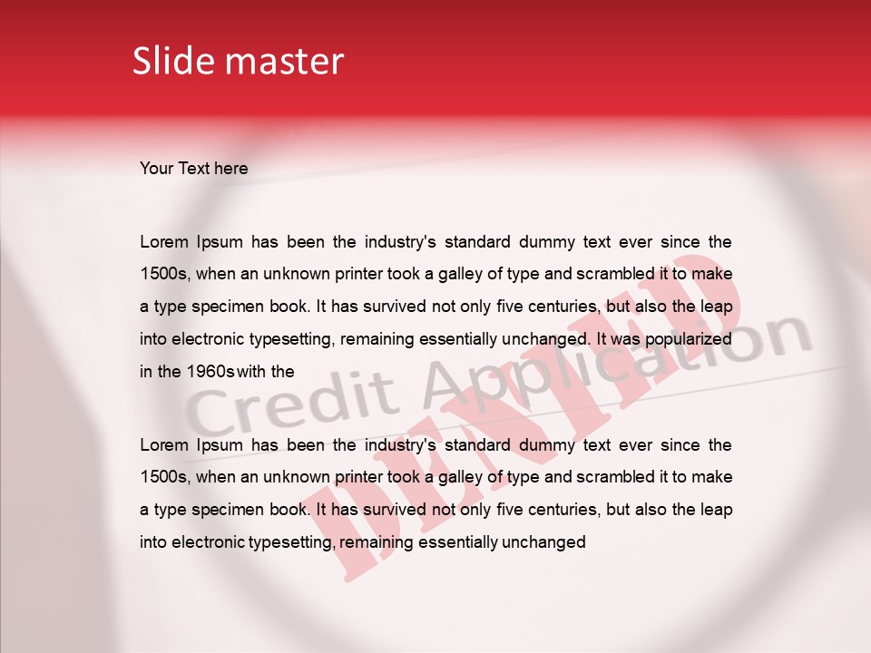 Aubprime Documentation Deny PowerPoint Template