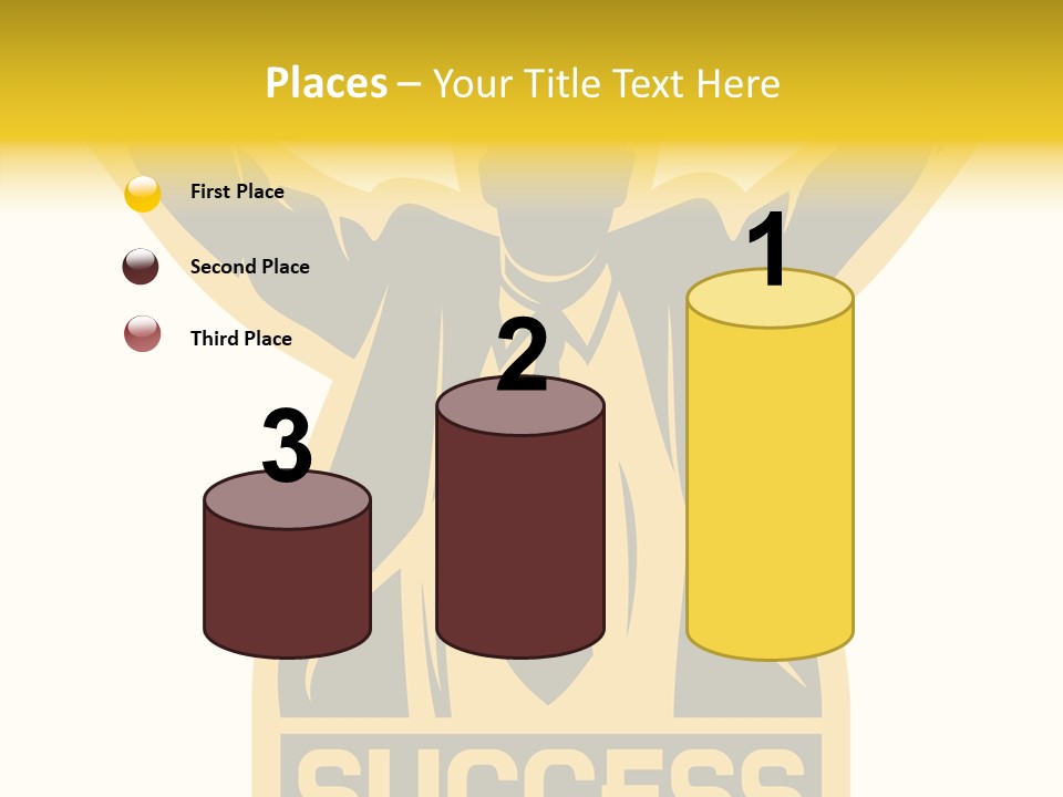 Successful Concept Successful Businessman PowerPoint Template