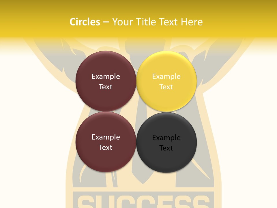 Successful Concept Successful Businessman PowerPoint Template