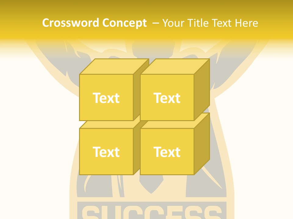 Successful Concept Successful Businessman PowerPoint Template