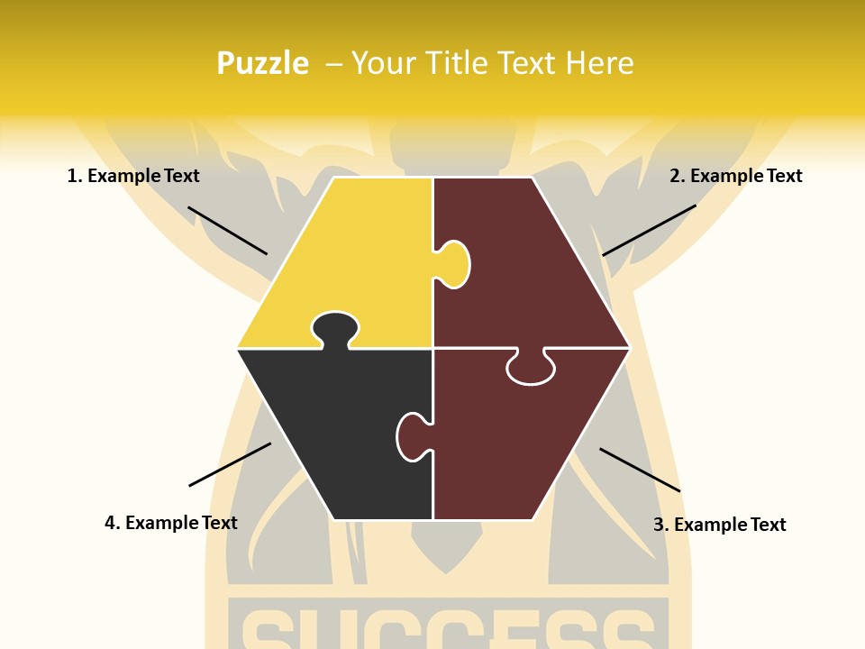 Successful Concept Successful Businessman PowerPoint Template