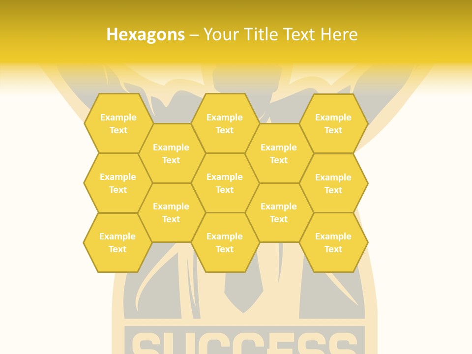 Successful Concept Successful Businessman PowerPoint Template