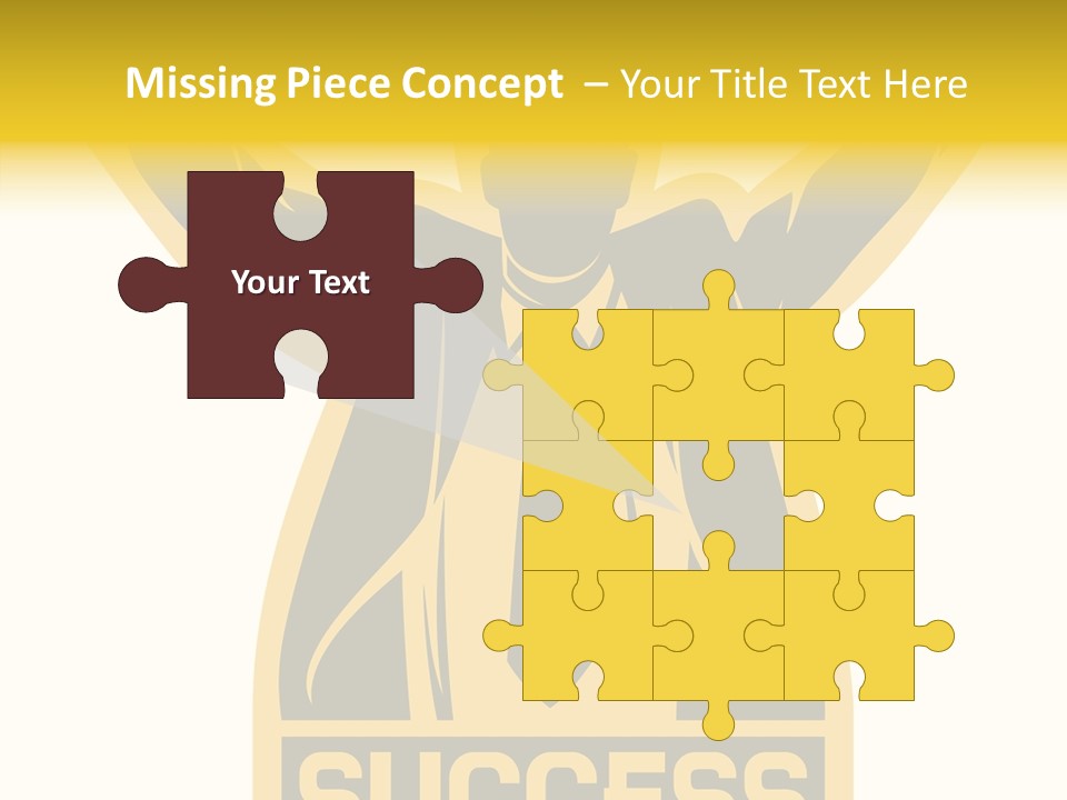 Successful Concept Successful Businessman PowerPoint Template