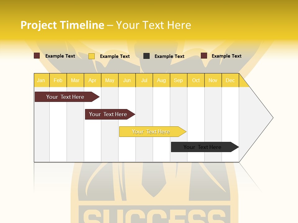 Successful Concept Successful Businessman PowerPoint Template