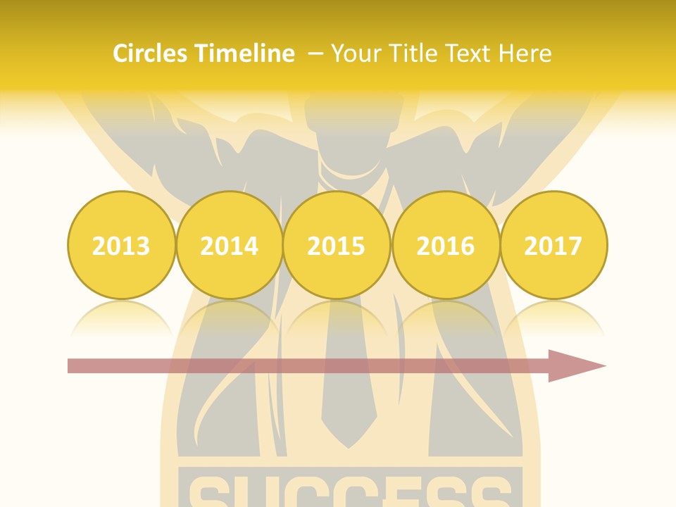 Successful Concept Successful Businessman PowerPoint Template