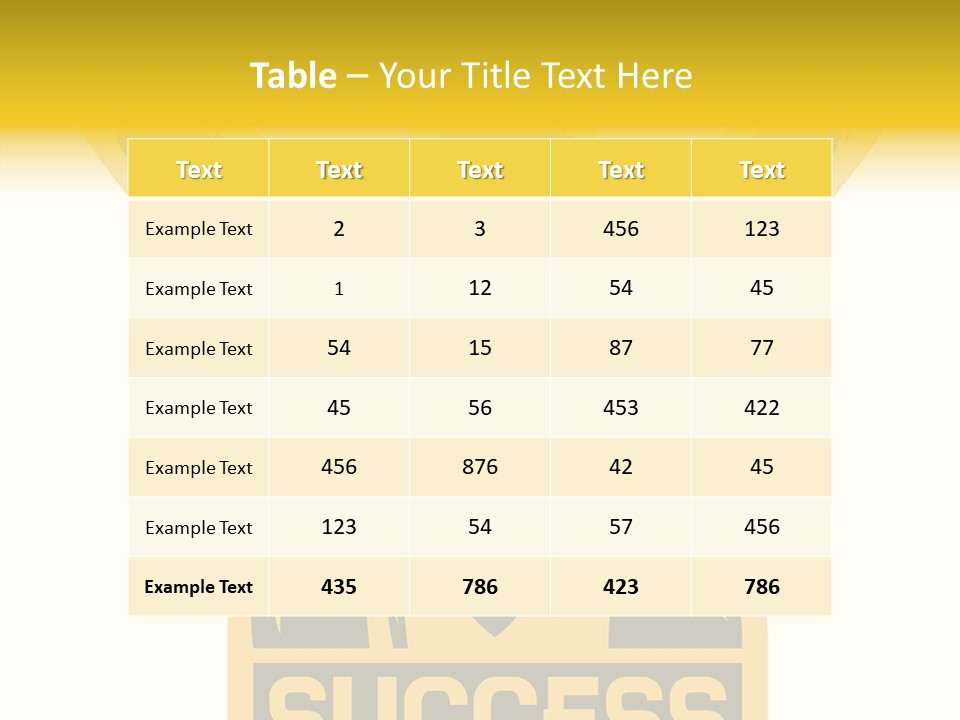 Successful Concept Successful Businessman PowerPoint Template
