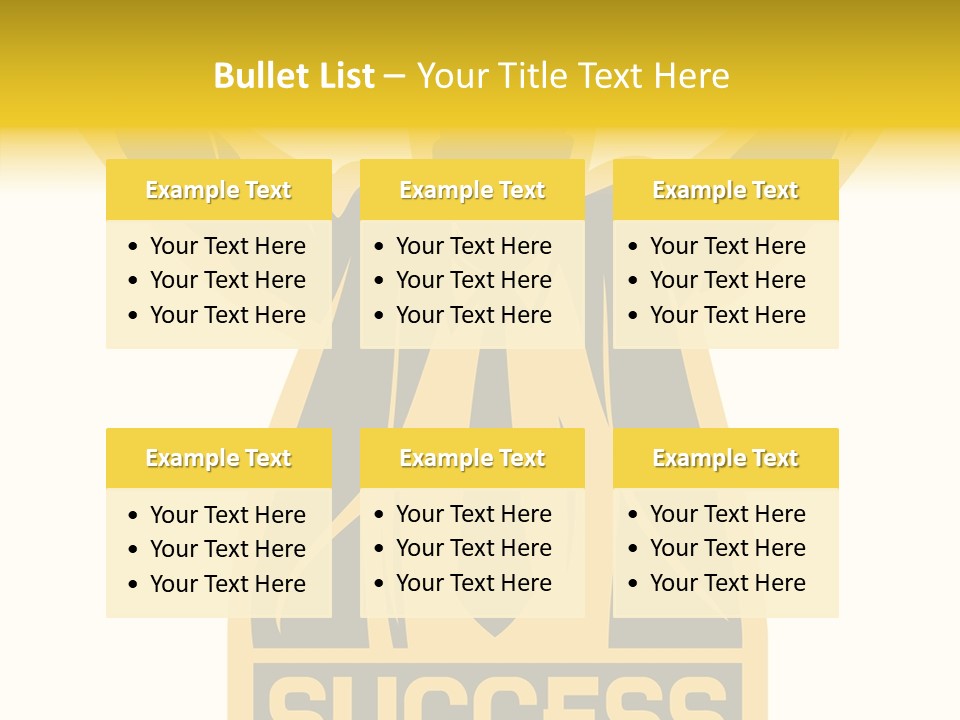 Successful Concept Successful Businessman PowerPoint Template