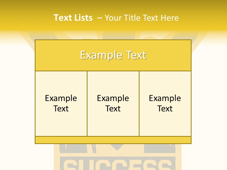 Successful Concept Successful Businessman PowerPoint Template