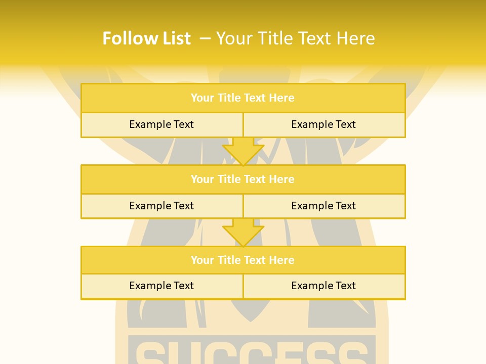 Successful Concept Successful Businessman PowerPoint Template