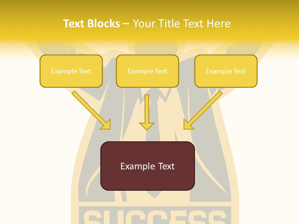 Successful Concept Successful Businessman PowerPoint Template