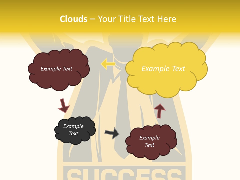 Successful Concept Successful Businessman PowerPoint Template