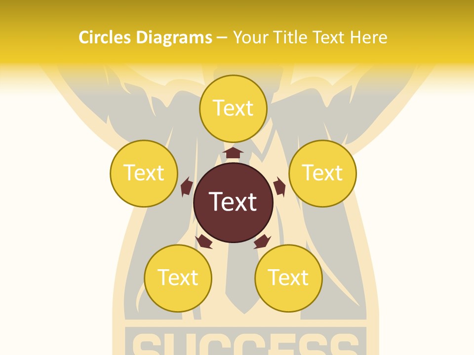 Successful Concept Successful Businessman PowerPoint Template