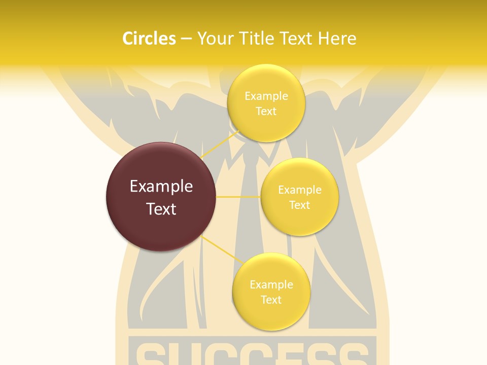 Successful Concept Successful Businessman PowerPoint Template