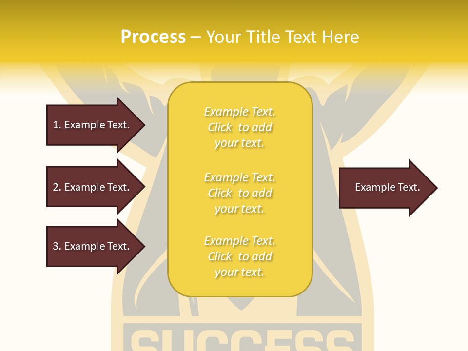 Successful Concept Successful Businessman PowerPoint Template