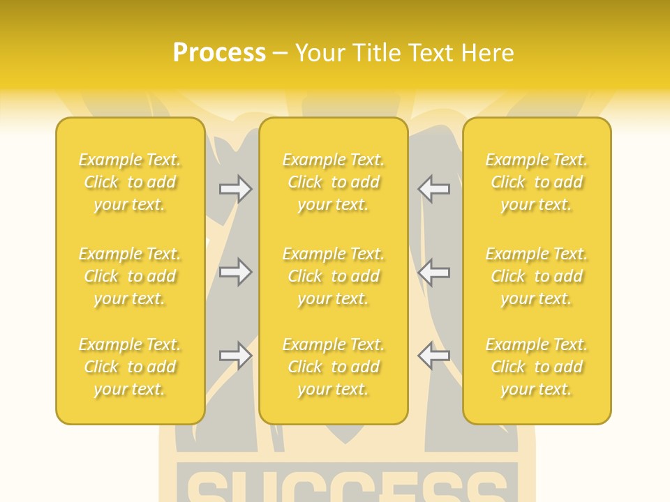 Successful Concept Successful Businessman PowerPoint Template