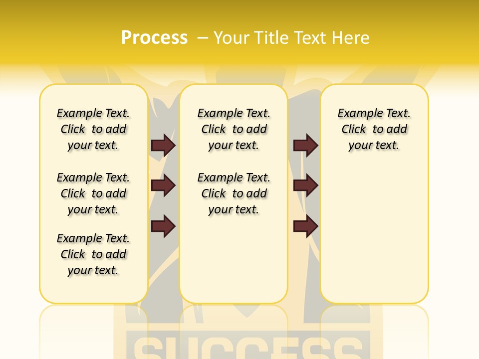 Successful Concept Successful Businessman PowerPoint Template