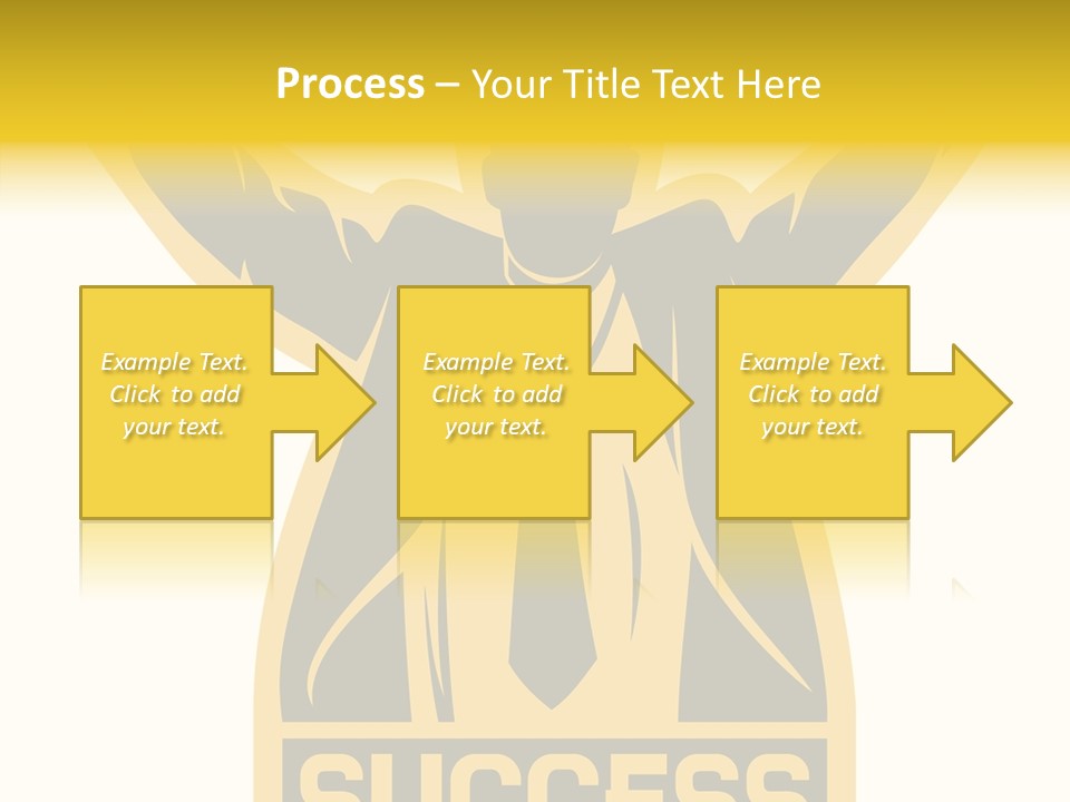 Successful Concept Successful Businessman PowerPoint Template