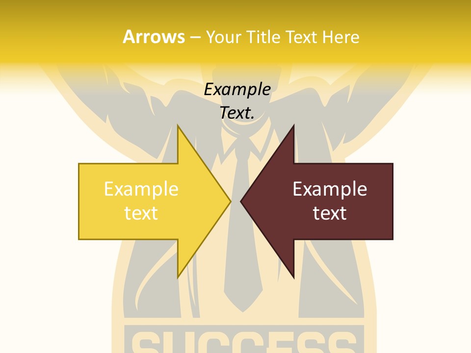 Successful Concept Successful Businessman PowerPoint Template