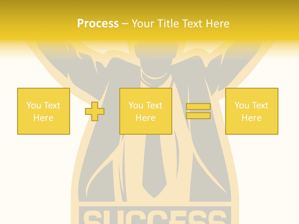 Successful Concept Successful Businessman PowerPoint Template