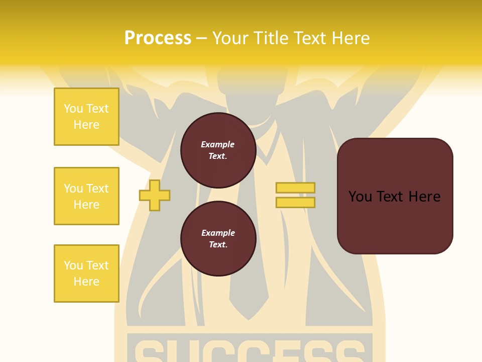Successful Concept Successful Businessman PowerPoint Template