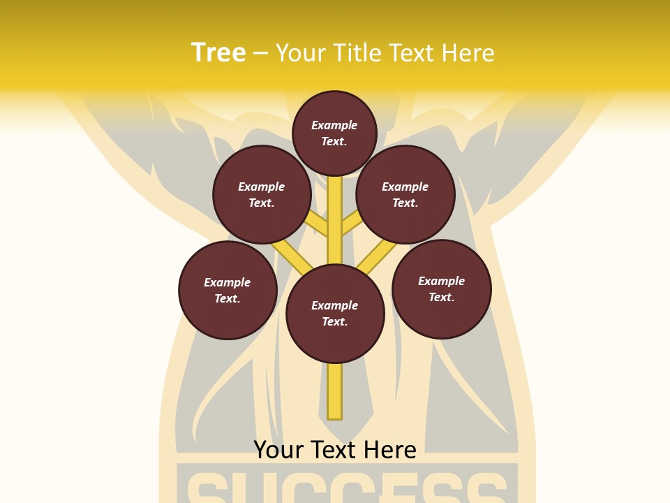 Successful Concept Successful Businessman PowerPoint Template