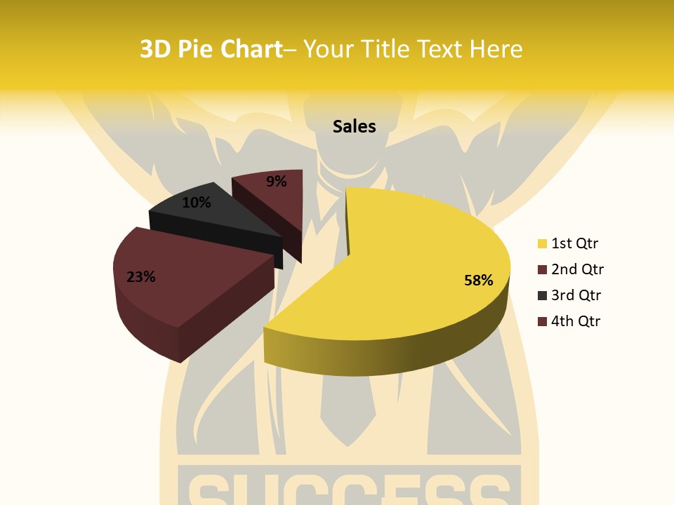 Successful Concept Successful Businessman PowerPoint Template
