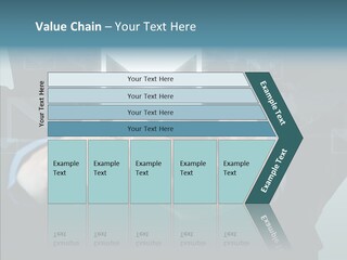 Man White Touchscreen PowerPoint Template