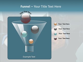 Man White Touchscreen PowerPoint Template
