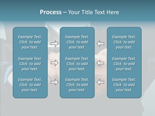 Man White Touchscreen PowerPoint Template