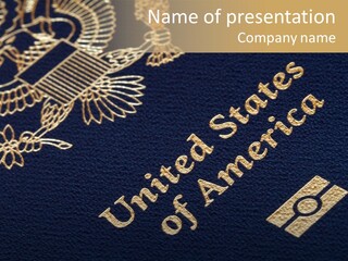 Personal Vacation America PowerPoint Template