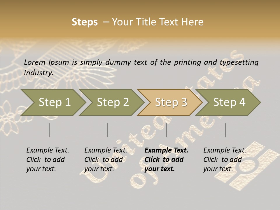 Personal Vacation America PowerPoint Template