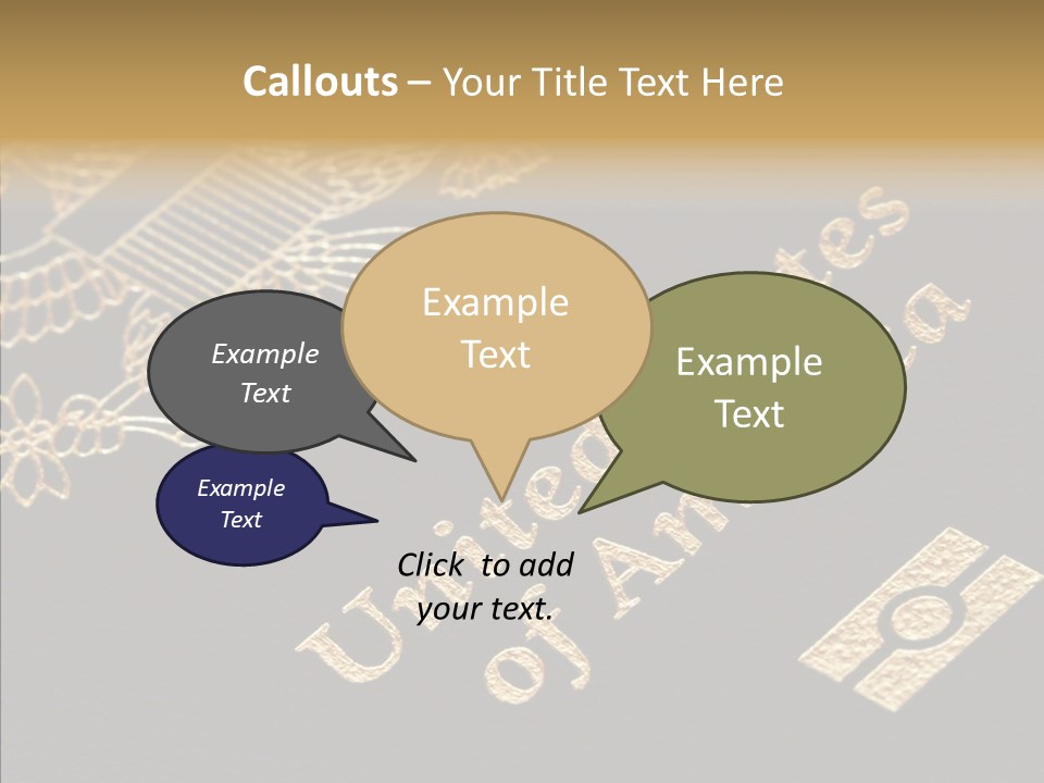 Personal Vacation America PowerPoint Template