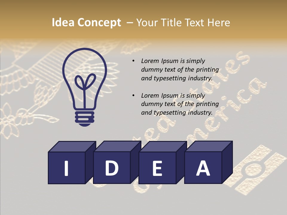 Personal Vacation America PowerPoint Template