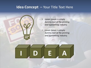 Business Advertising Buyer PowerPoint Template