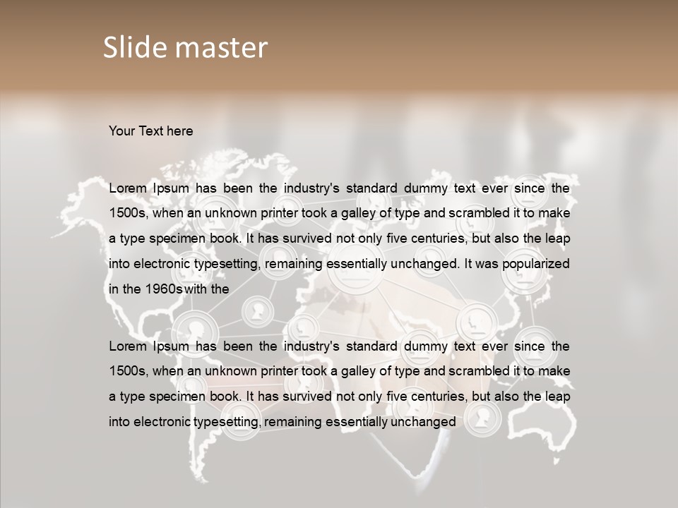 Connection Internet Communication PowerPoint Template